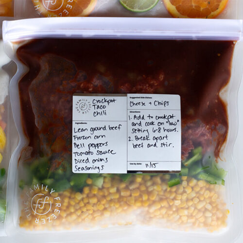 Freezer Meal Labels [50 Pack] – The Family Freezer Shop